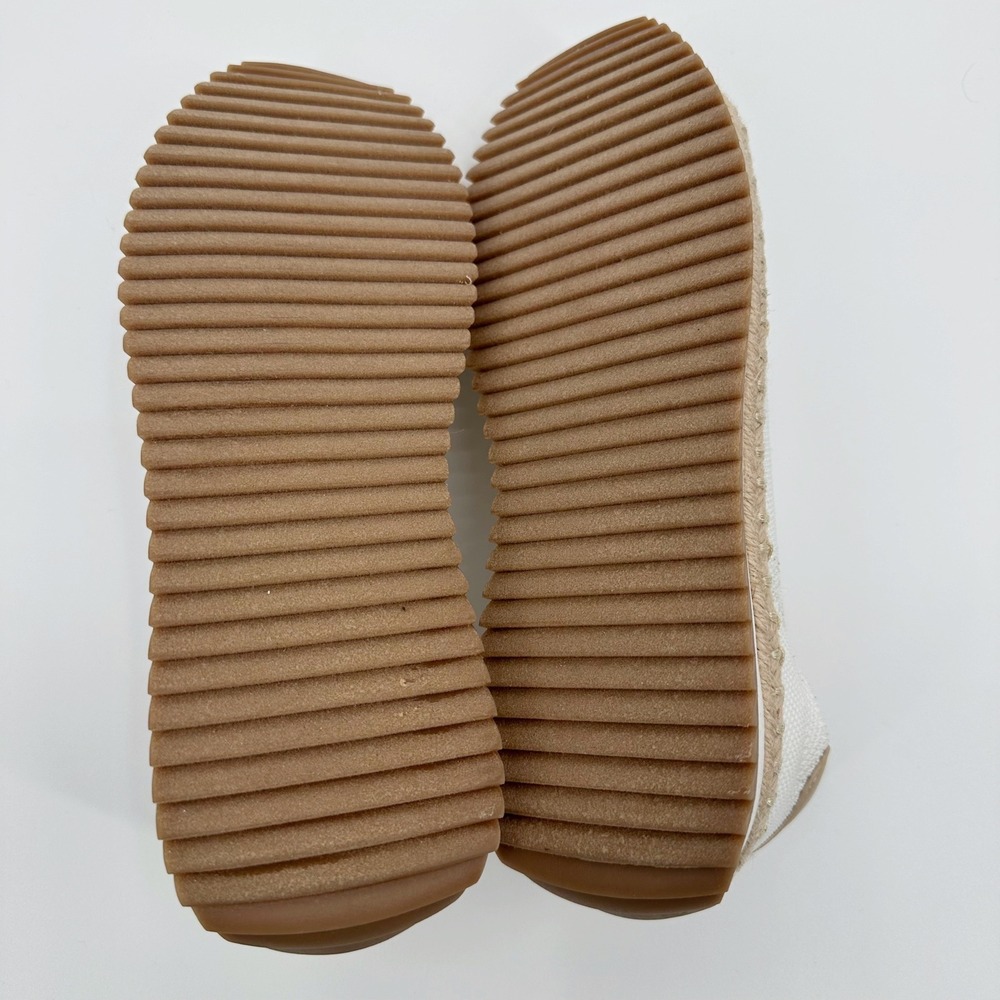 Steven by Steve‎ Madden Espadrille White Sneaker Like New Size 9 - Picture 7 of 9